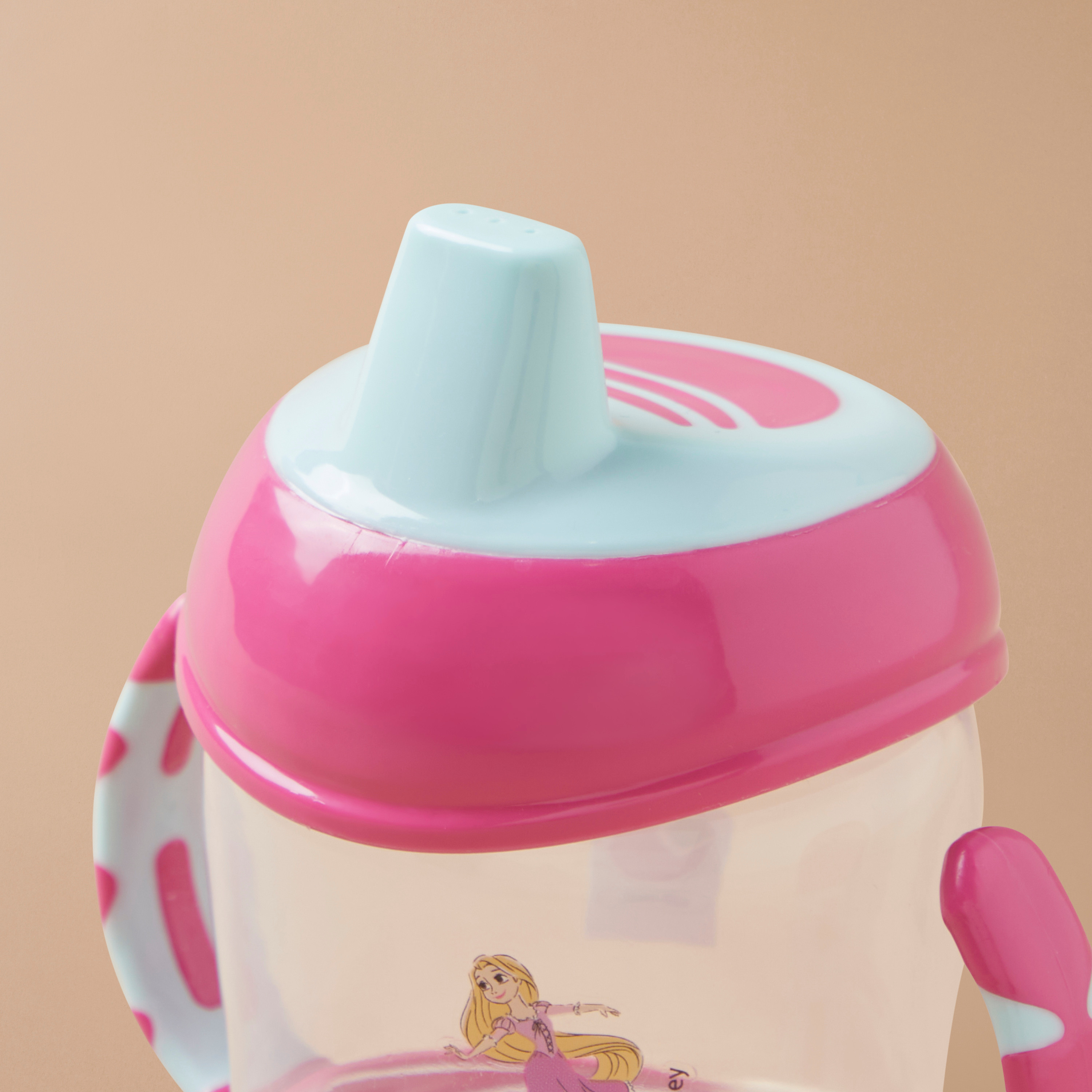 Disney Rapunzel Print Tinted Spill Proof Cup with Cap and Spout-baby-feeding-mealtimeessentials-image-2