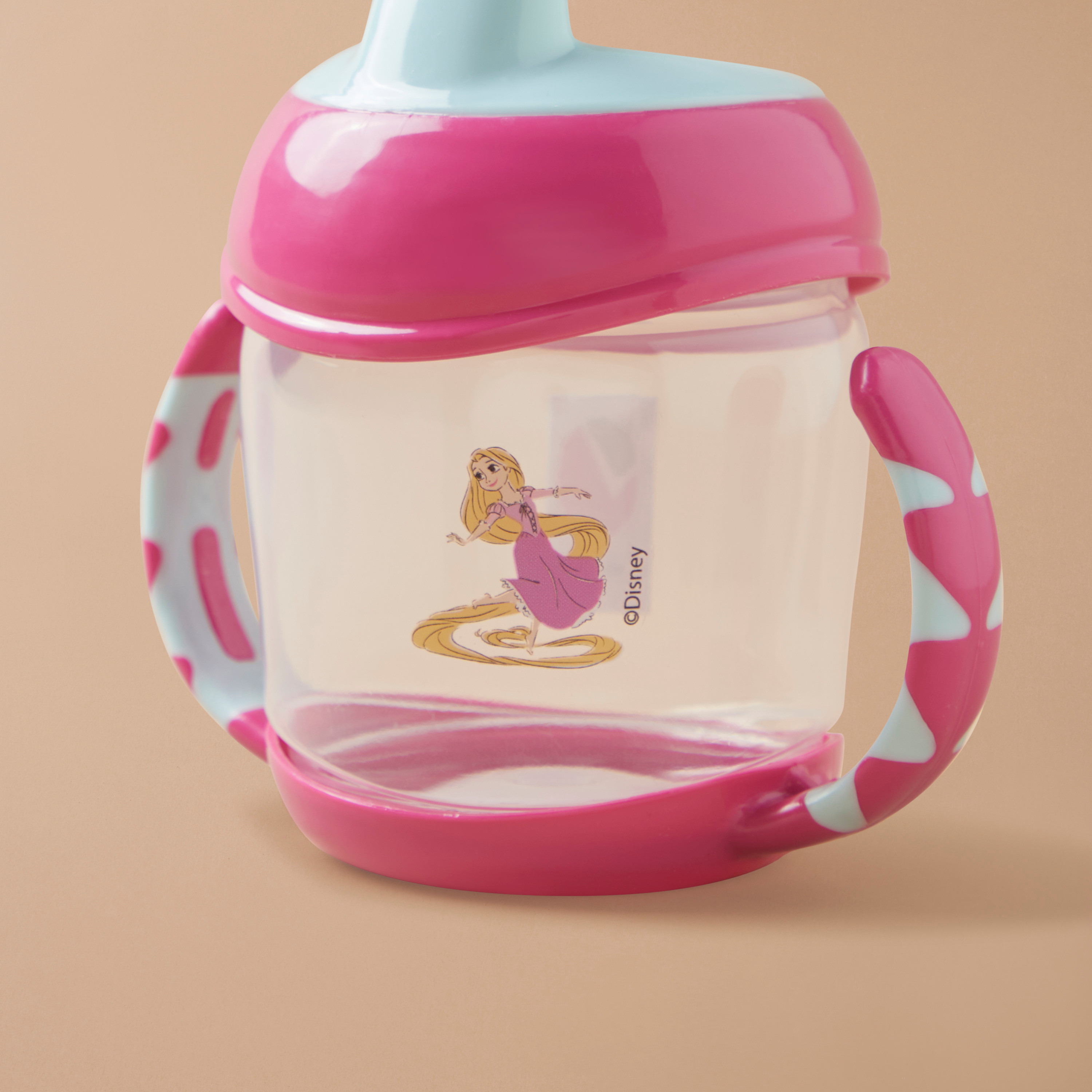 Disney Rapunzel Print Tinted Spill Proof Cup with Cap and Spout-baby-feeding-mealtimeessentials-image-3