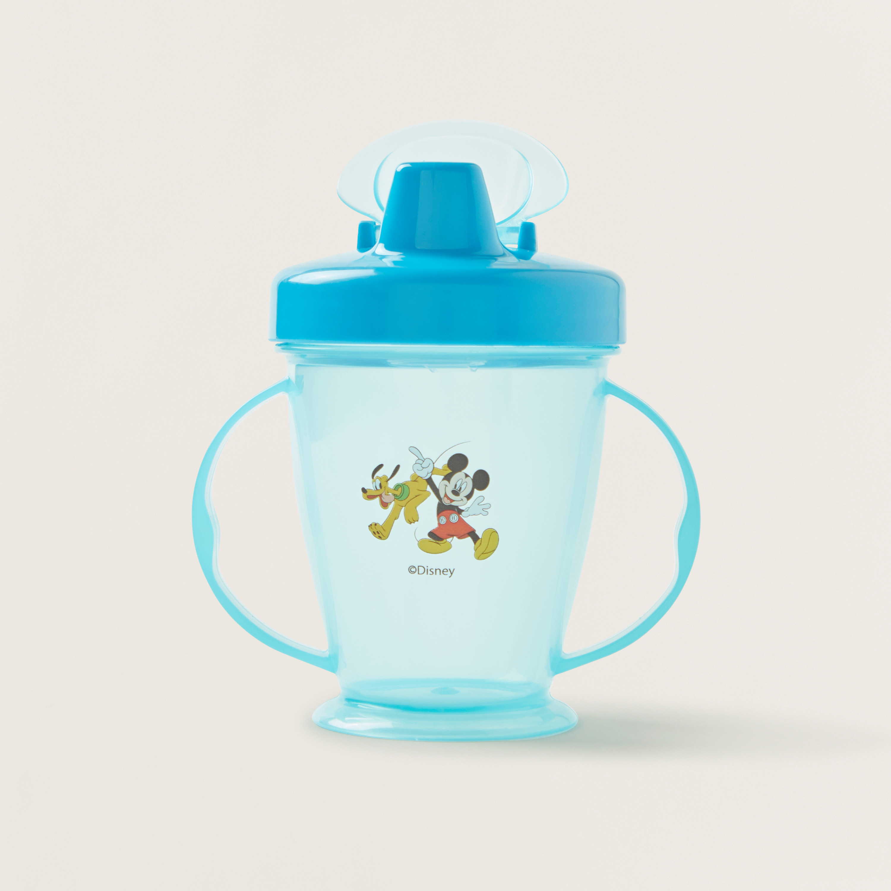 Disney Mickey Mouse and Goofy Print Spill Proof Cup with Cap and Spout-baby-feeding-mealtimeessentials-image-1