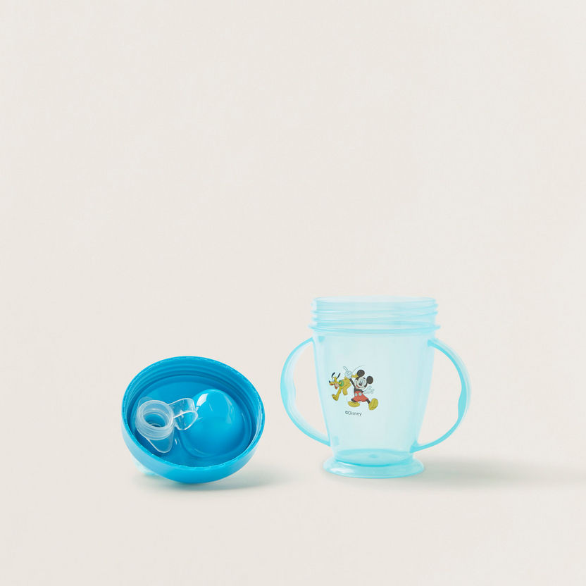 Disney Mickey Mouse and Goofy Print Spill Proof Cup with Cap and Spout-Mealtime Essentials-image-4