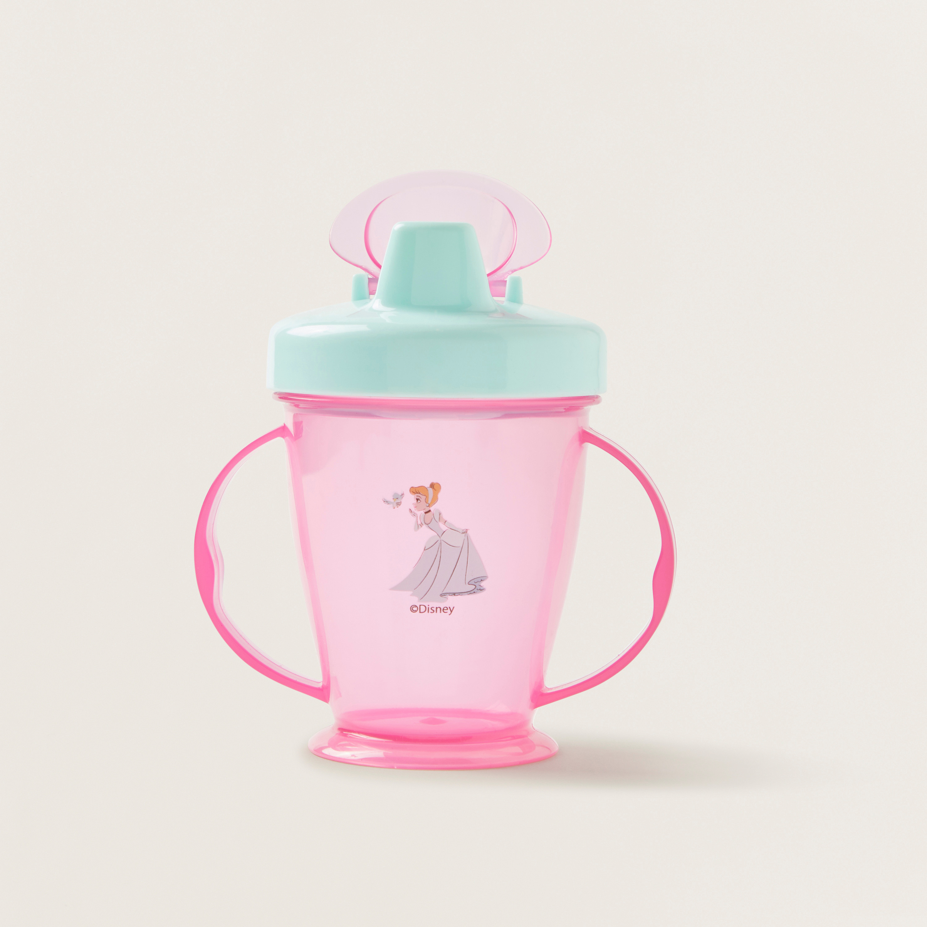 Disney Princess Cinderella Print Spill Proof Sippy Cup-baby-feeding-mealtimeessentials-image-1
