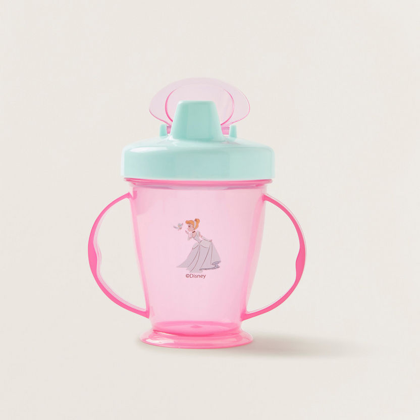 Disney Princess Cinderella Print Spill Proof Sippy Cup-Mealtime Essentials-image-0