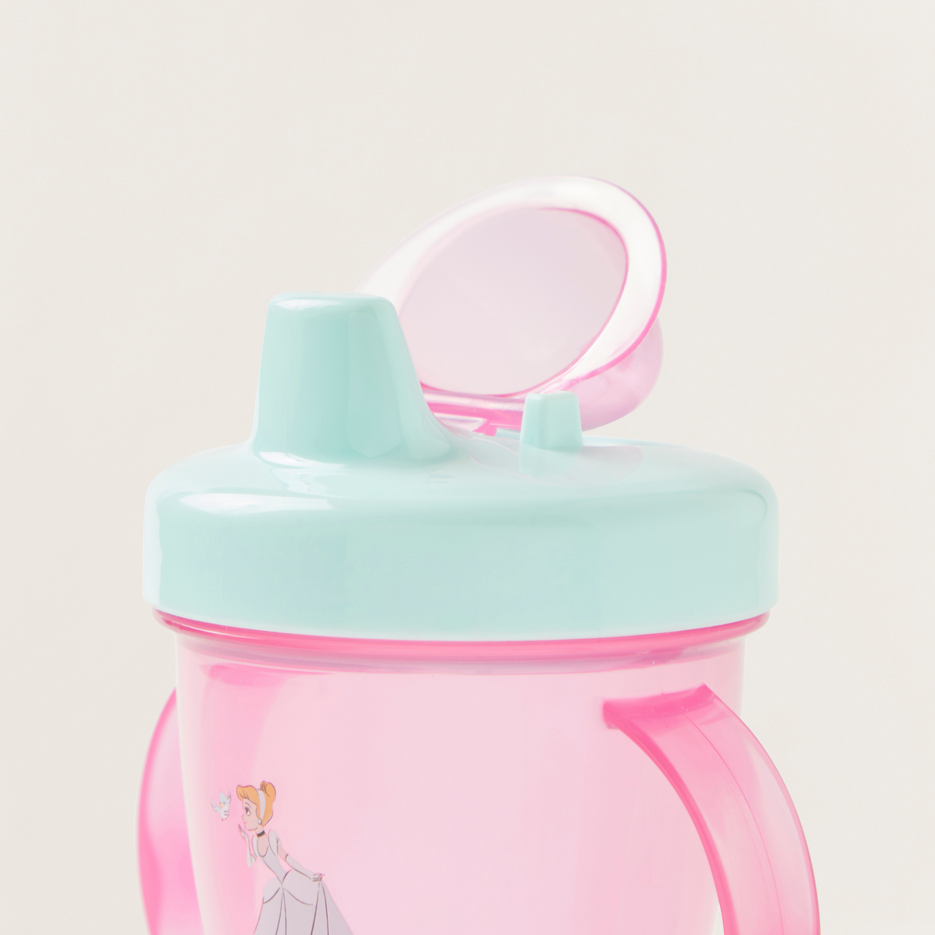 Disney Princess Cinderella Print Spill Proof Sippy Cup-baby-feeding-mealtimeessentials-image-2