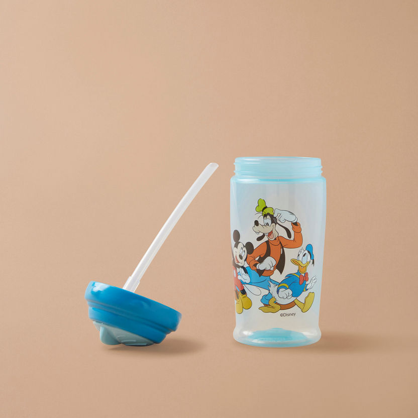 Disney Mickey Mouse and Goofy Print Trusip Straw Cup with Flip Top-Mealtime Essentials-image-3