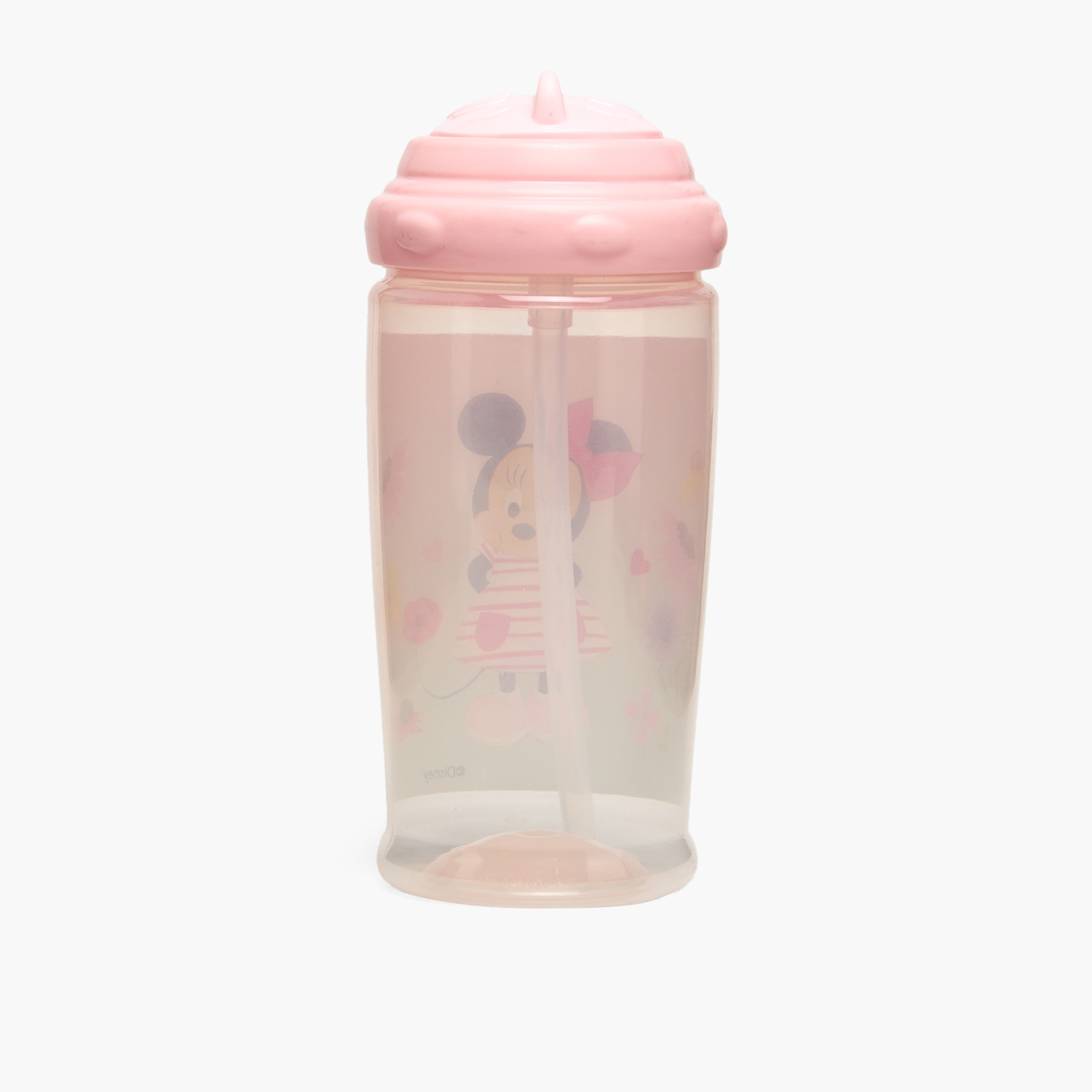 Disney Minnie Mouse Print Straw Sipper Bottle-baby-feeding-mealtimeessentials-image-2