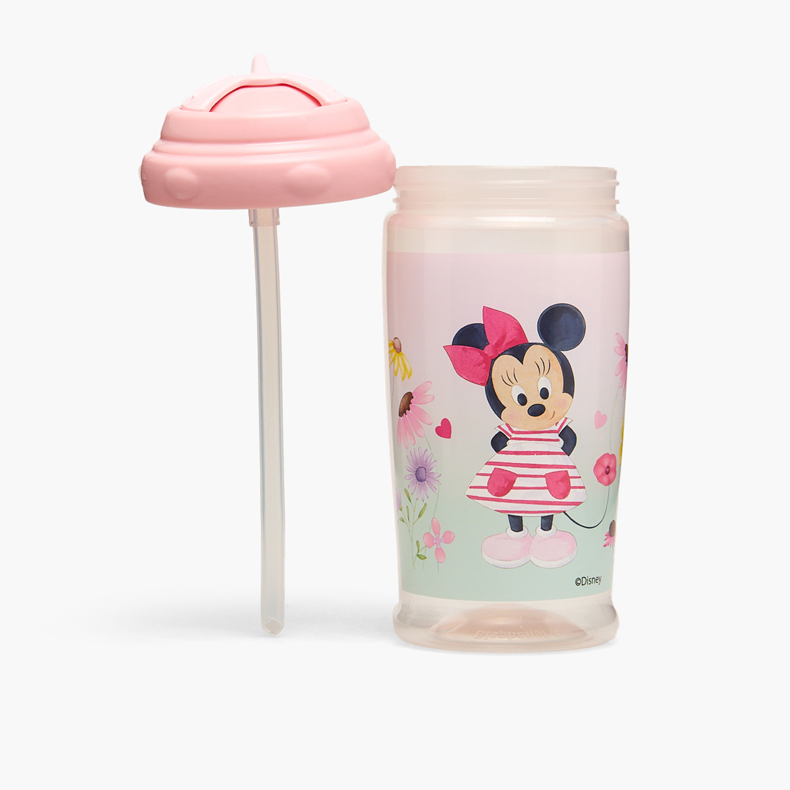 Disney Minnie Mouse Print Straw Sipper Bottle-baby-feeding-mealtimeessentials-image-3