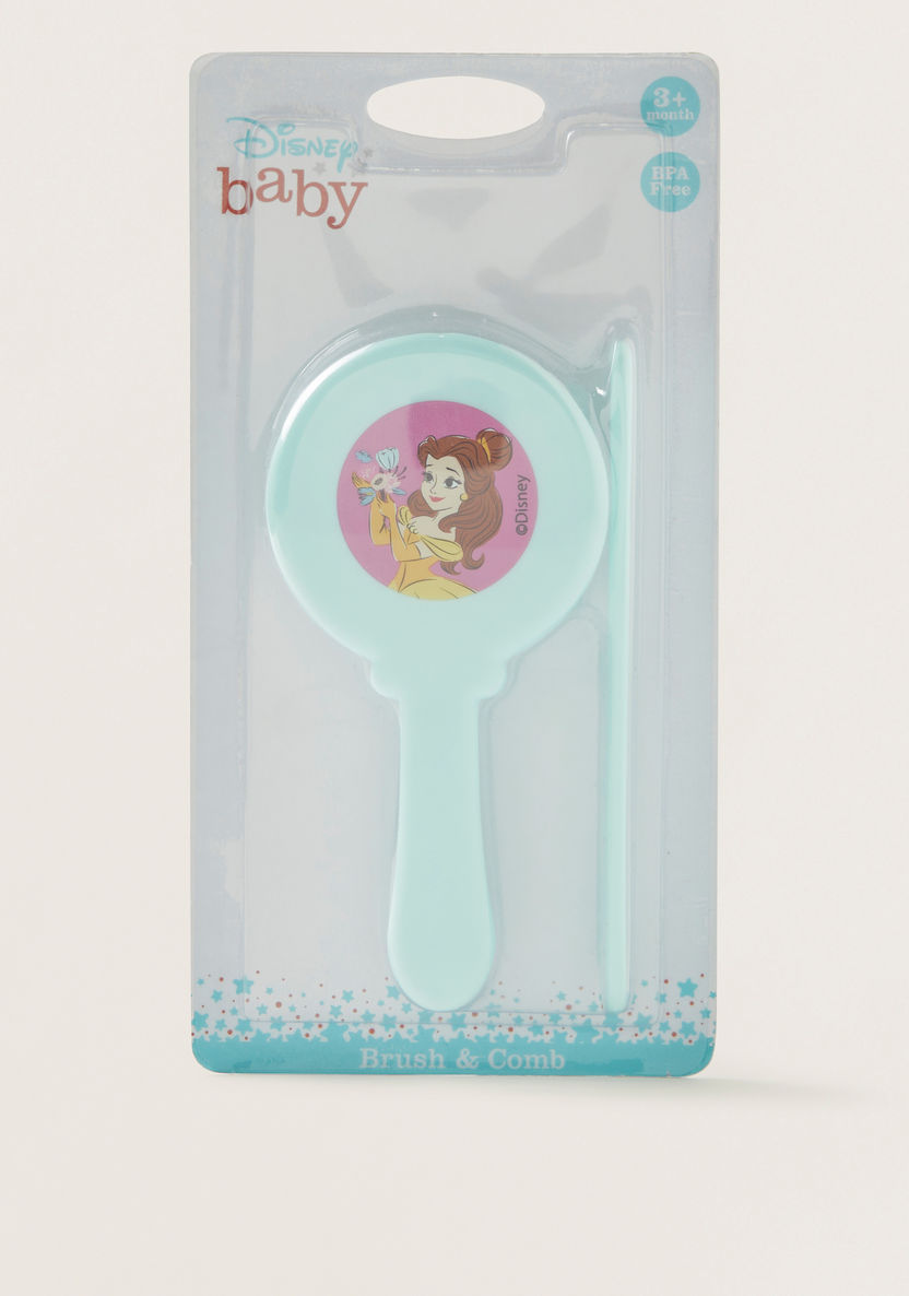 Disney Princess Print Hair Brush and Comb Set-Grooming-image-0