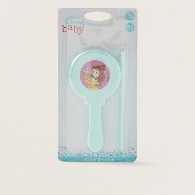 Disney Princess Print Hair Brush and Comb Set-Grooming-image-0