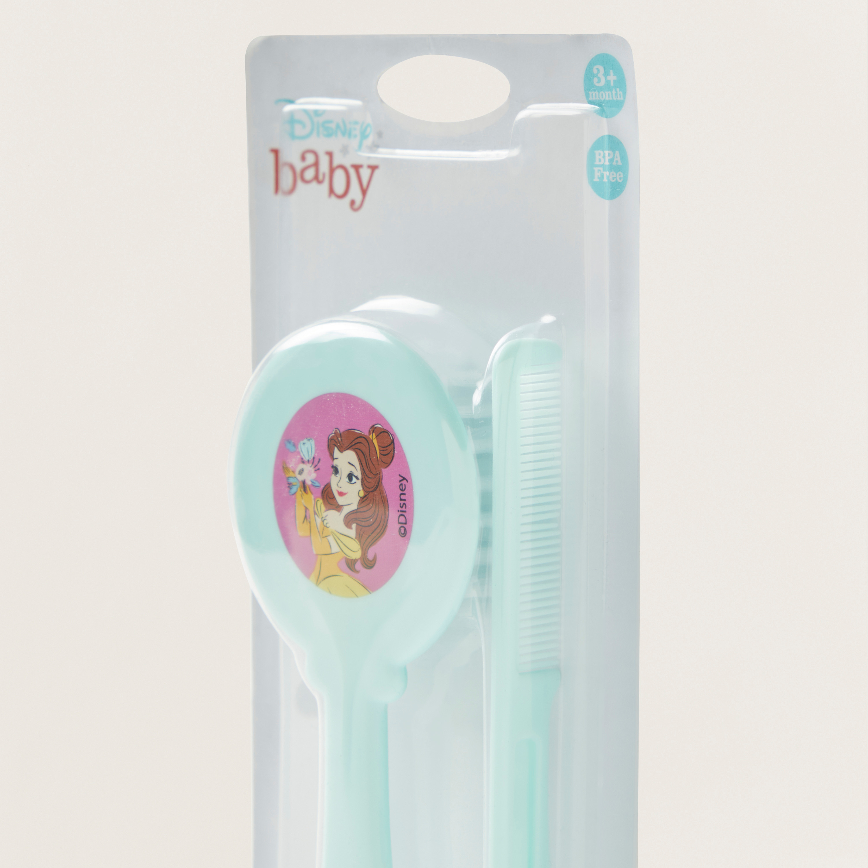 Disney Princess Print Hair Brush and Comb Set-baby-bathandcare-hairbodyskincare-image-3