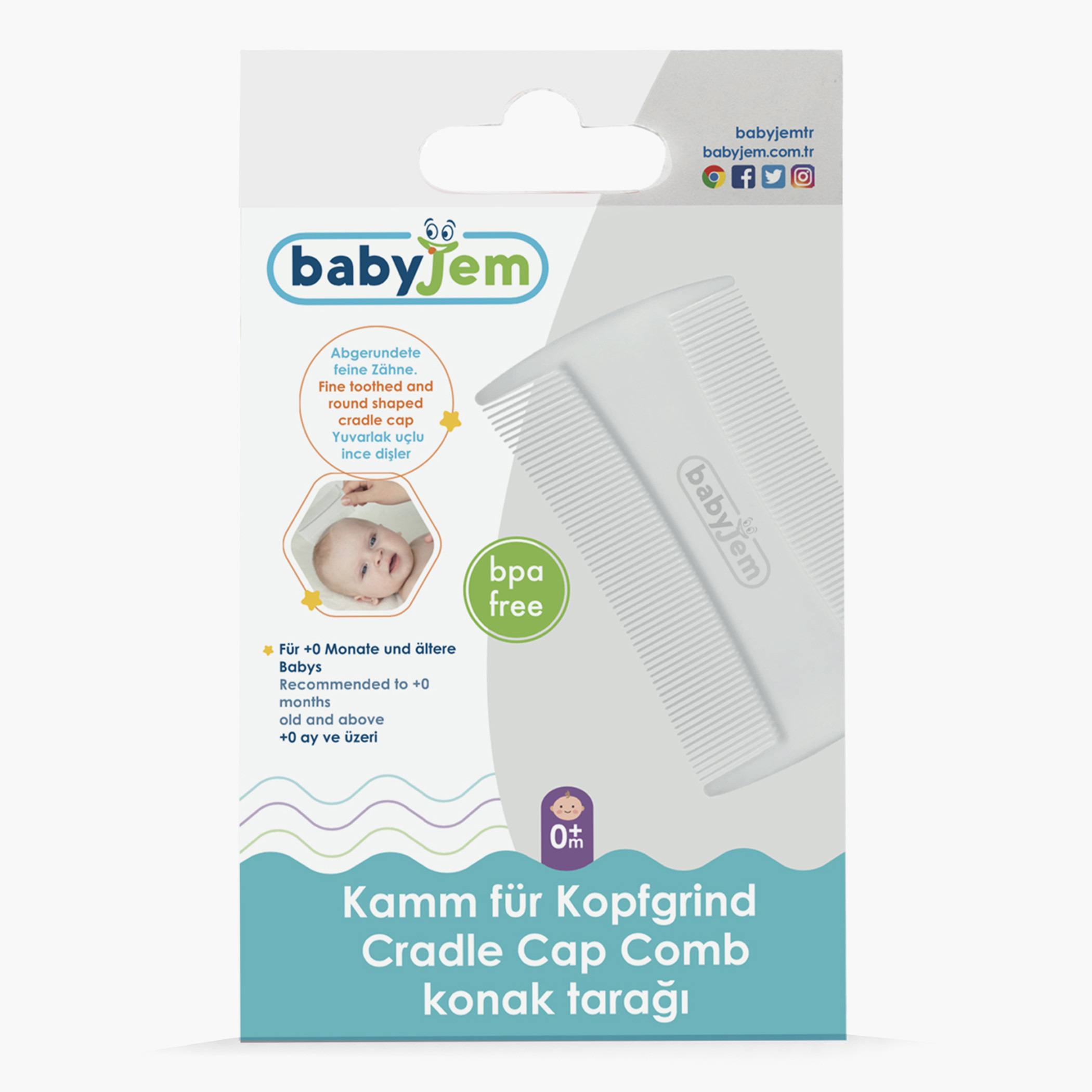 Babyjem Baby Hair Comb-baby-bathandcare-hairbodyskincare-image-3