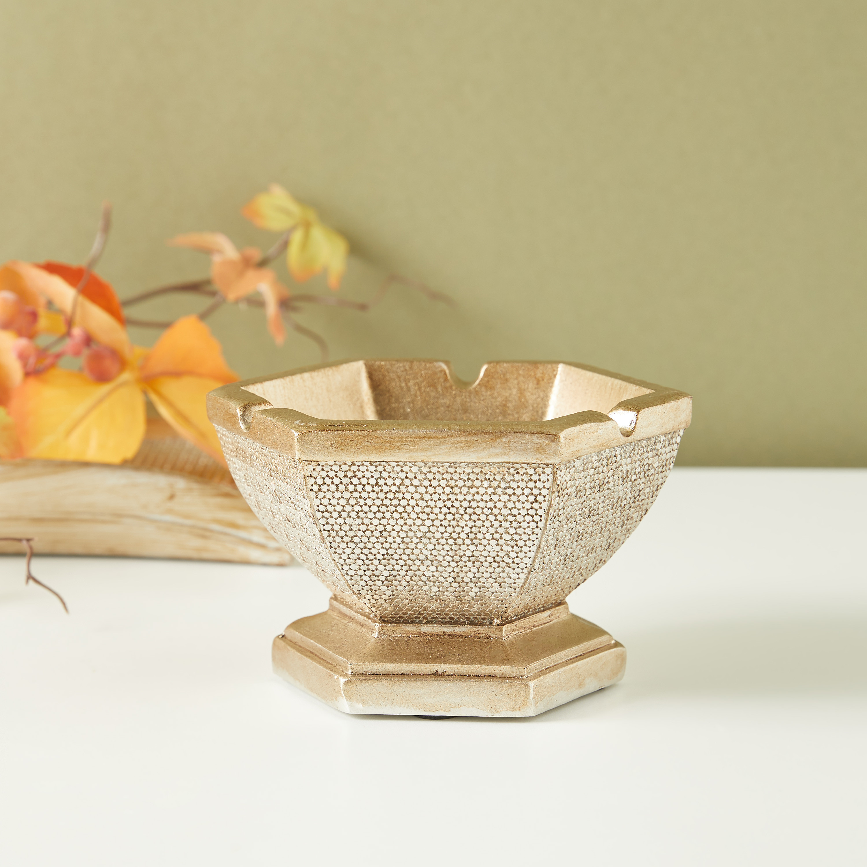 Textured Decorative Ashtray-household-decor-decorativeobjectsandsculptures-image-1