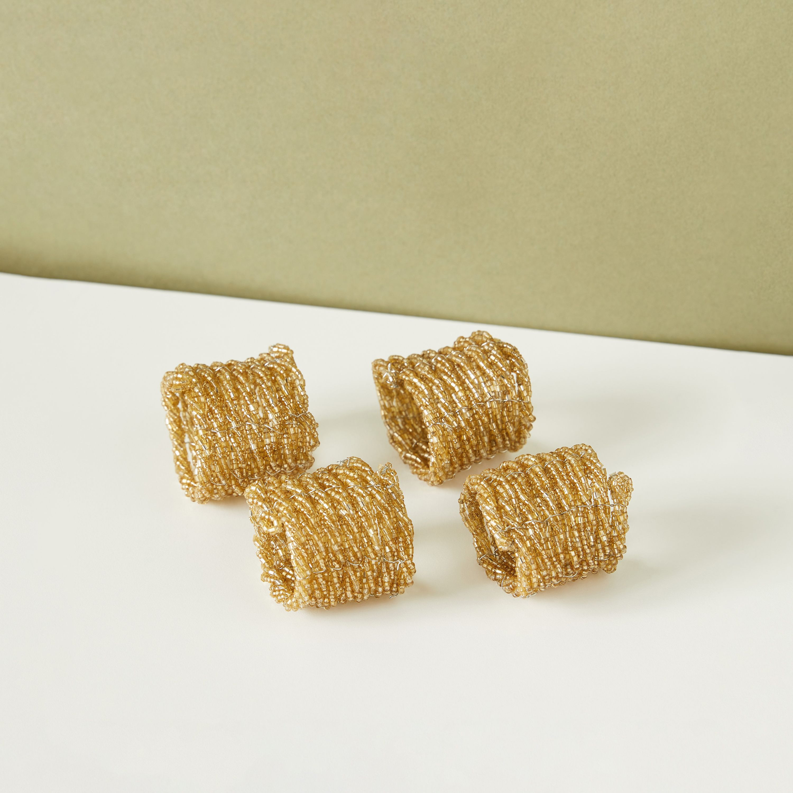 Embellished Napkin Ring - Set of 4-household-kitchen-kitchentoolsandutensils-image-2