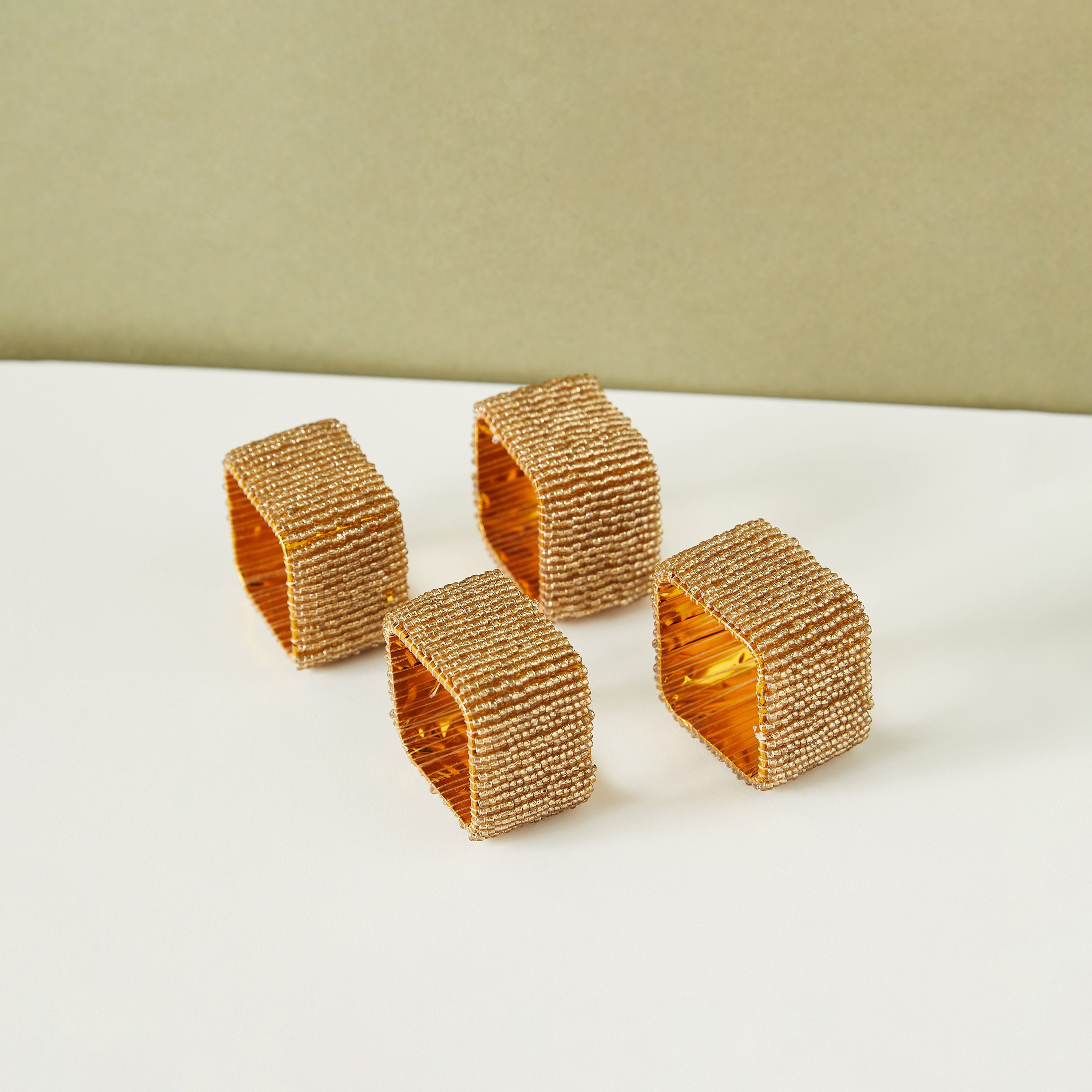 Embellished Napkin Ring - Set of 4-household-kitchen-kitchentoolsandutensils-image-2