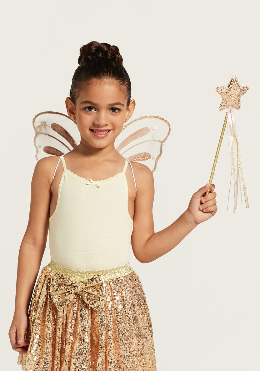 Charmz Glitter Detailed Wings and Wand Set-Role Play-image-3