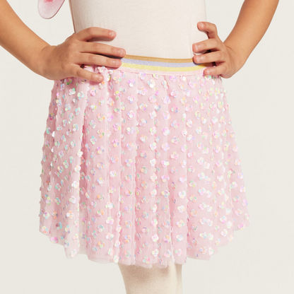 Charmz Embellished Tutu Skirt with Elasticated Waistband-Role Play-image-2