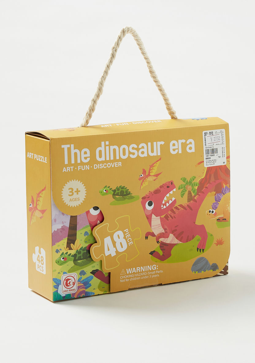 The Dinosaur Era 48-Piece Puzzle Set-Blocks%2C Puzzles and Board Games-image-0