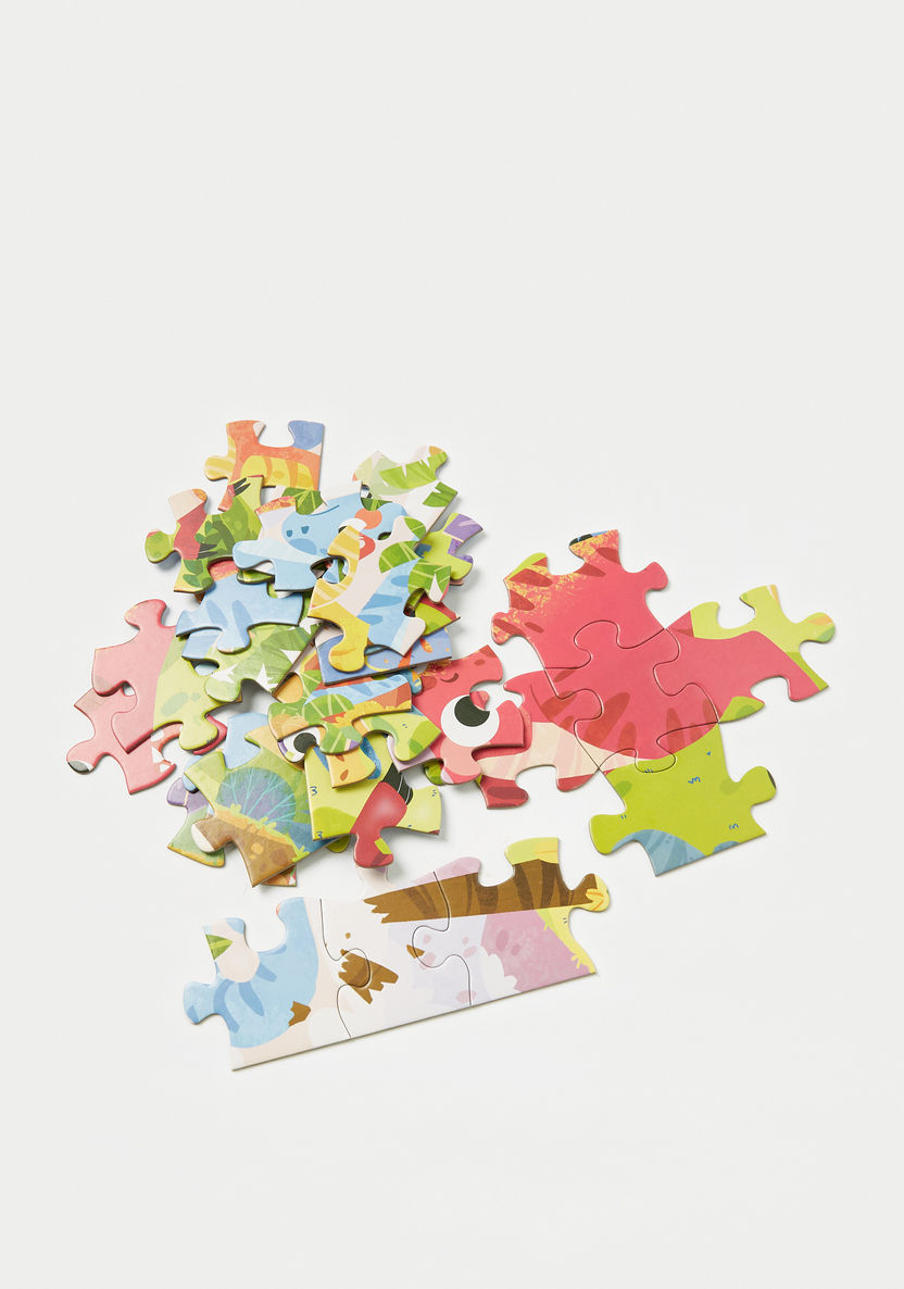 The Dinosaur Era 48-Piece Puzzle Set-Blocks%2C Puzzles and Board Games-image-1