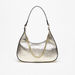 Haadana Animal Print Shoulder Bag with Chain Detail and Zip Closure-Women%27s Handbags-thumbnail-1
