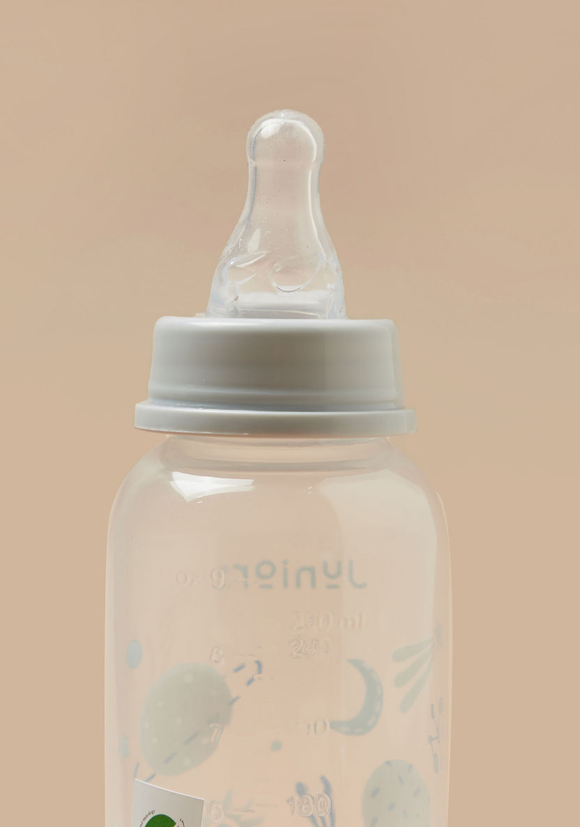 Juniors Space Fun Print Feeding Bottle - 250 ml-Bottles and Teats-image-0