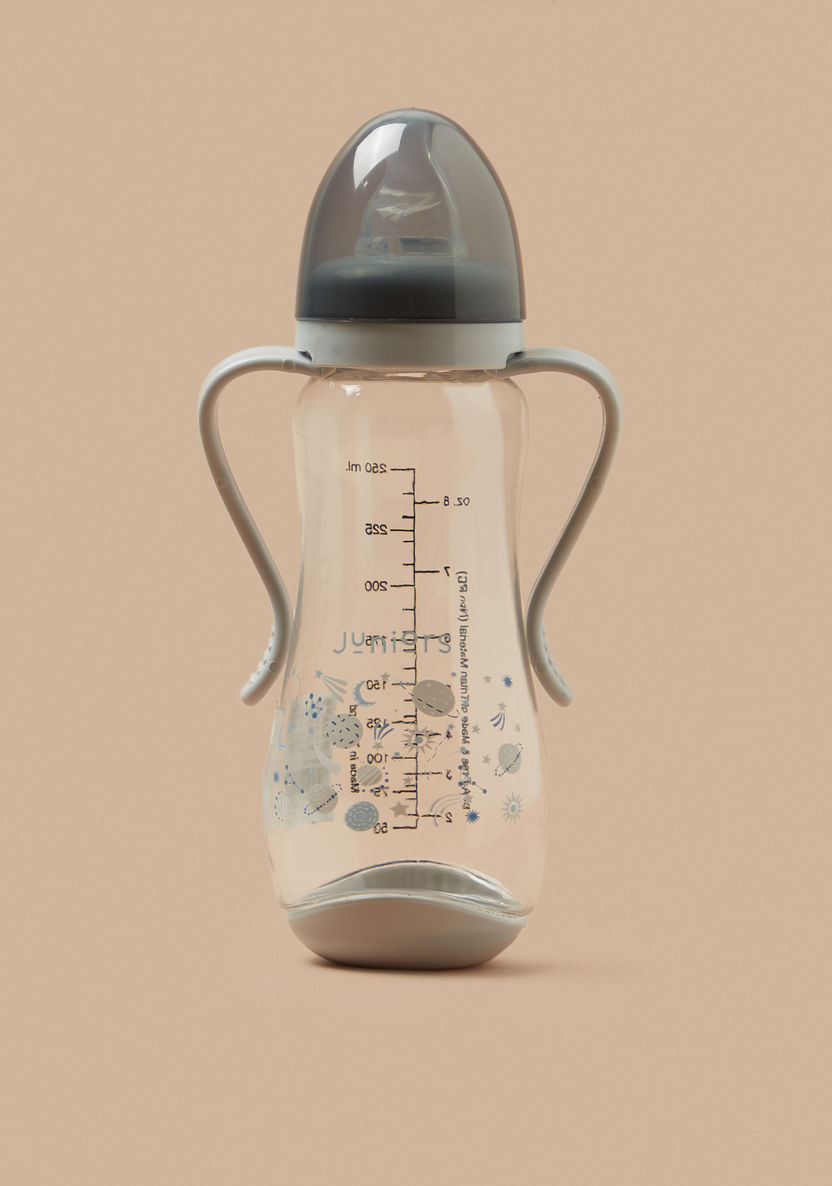 Juniors Space Print Feeding Bottle with Handle - 250 ml-Bottles and Teats-image-3