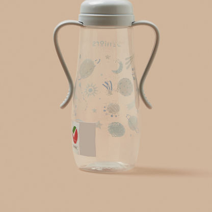 Juniors Space Fun Printed Feeding Bottle with Handle - 300 ml-Bottles and Teats-image-2