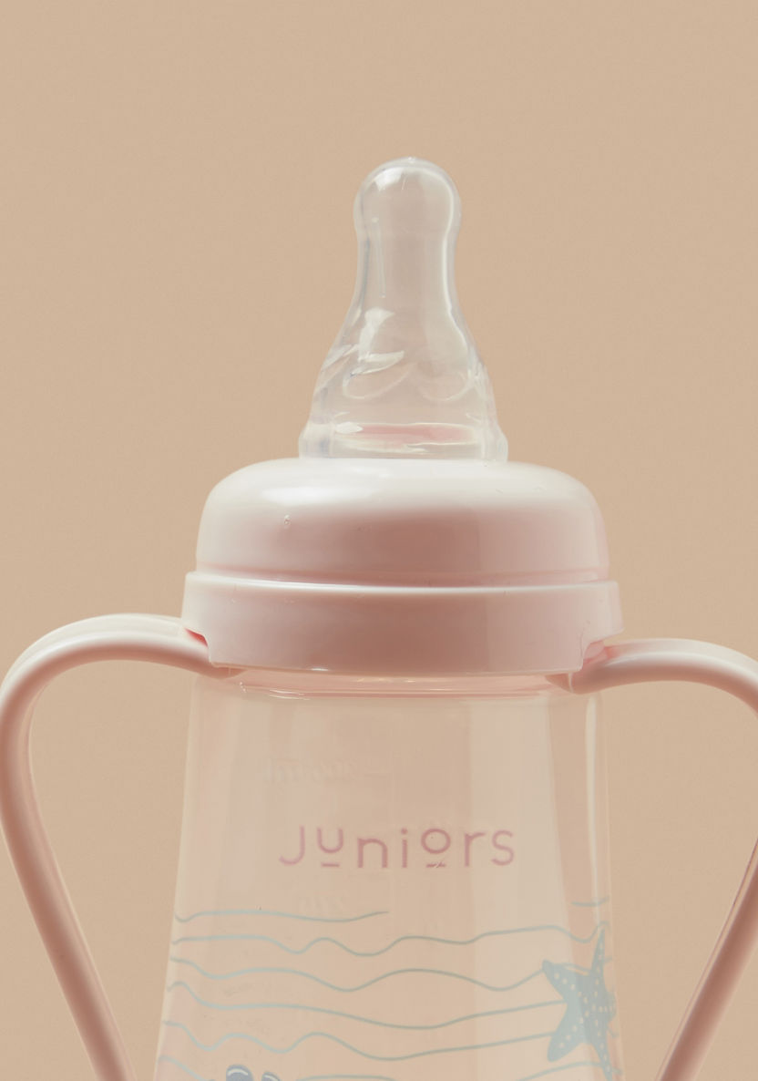 Juniors Printed Feeding Bottle with Cap - 300 ml-Bottles and Teats-image-1