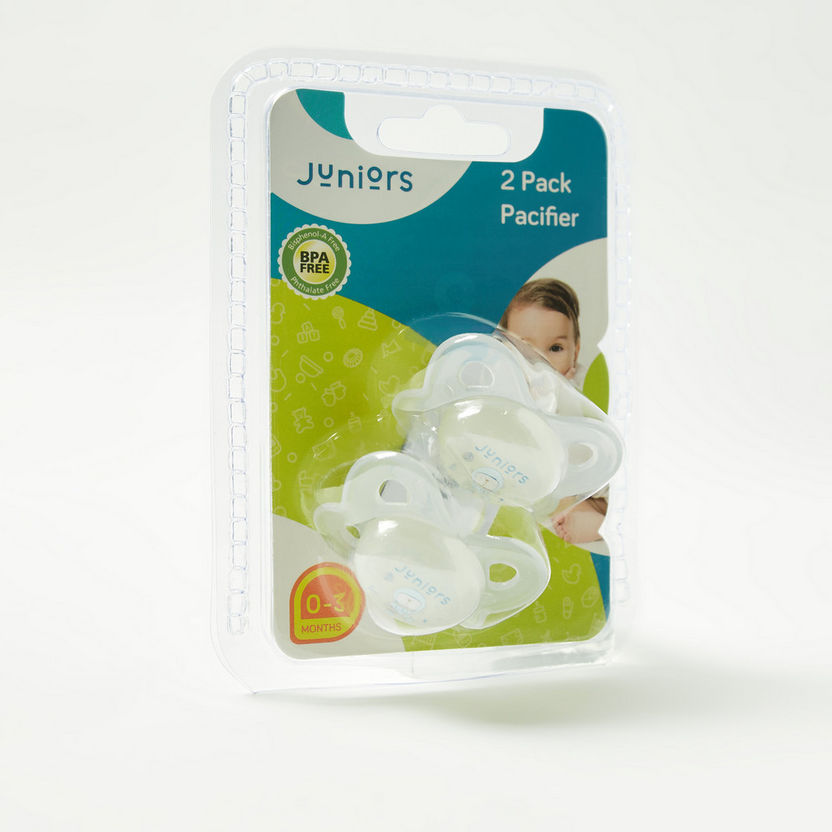 Juniors 2-Piece Silicon Soother Set - 0+ months-Pacifiers-image-1
