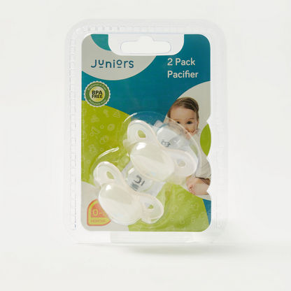 Juniors 2-Piece Silicone Soother Set - 0 months+-Pacifiers-image-0