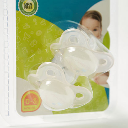 Juniors 2-Piece Silicone Soother Set - 0 months+-Pacifiers-image-2