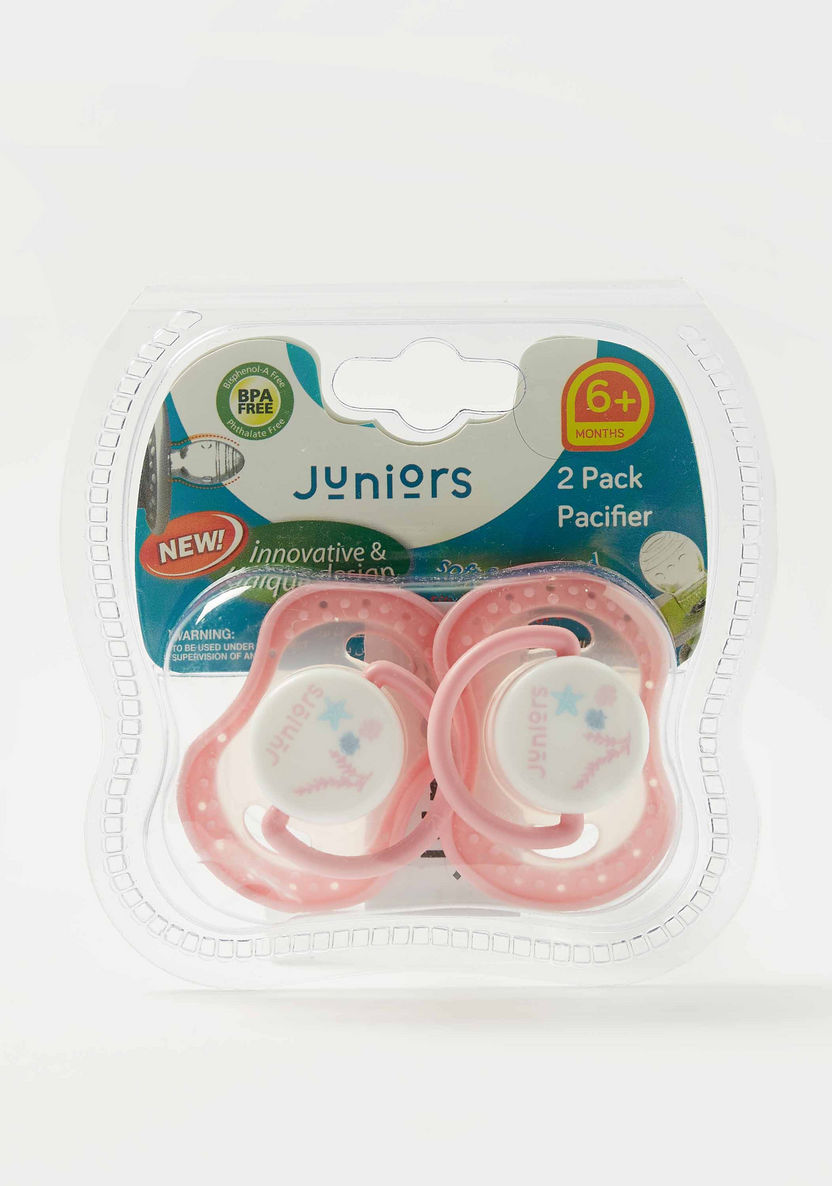 Junior Printed 2-Piece Soother Set - 6 months+-Pacifiers-image-0