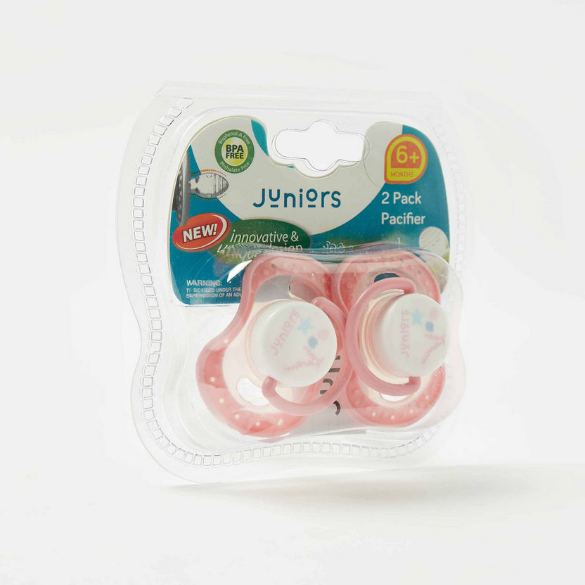 Junior Printed 2-Piece Soother Set - 6 months+-Pacifiers-image-1