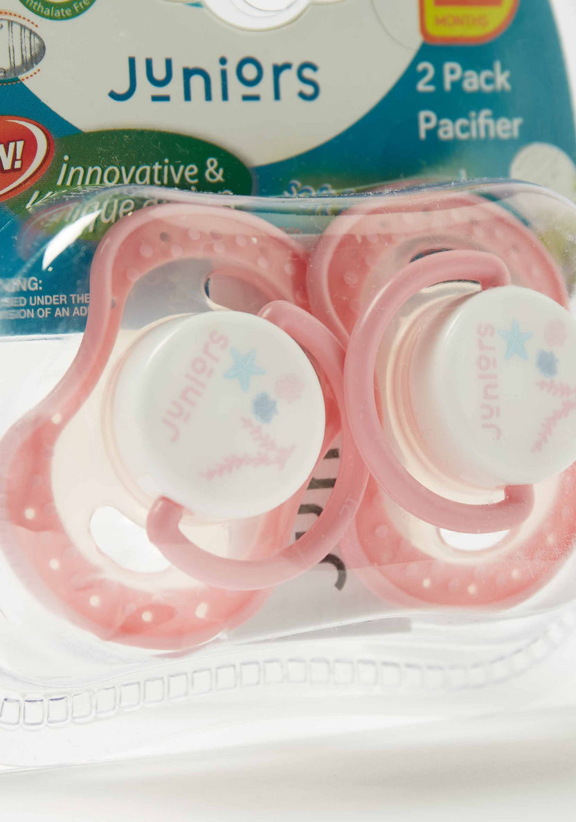 Junior Printed 2-Piece Soother Set - 6 months+-Pacifiers-image-2