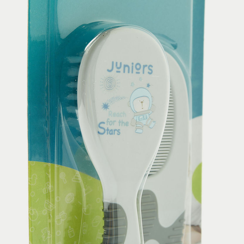Juniors Space Print Soft Grip Brush and Comb Set-Grooming-image-2