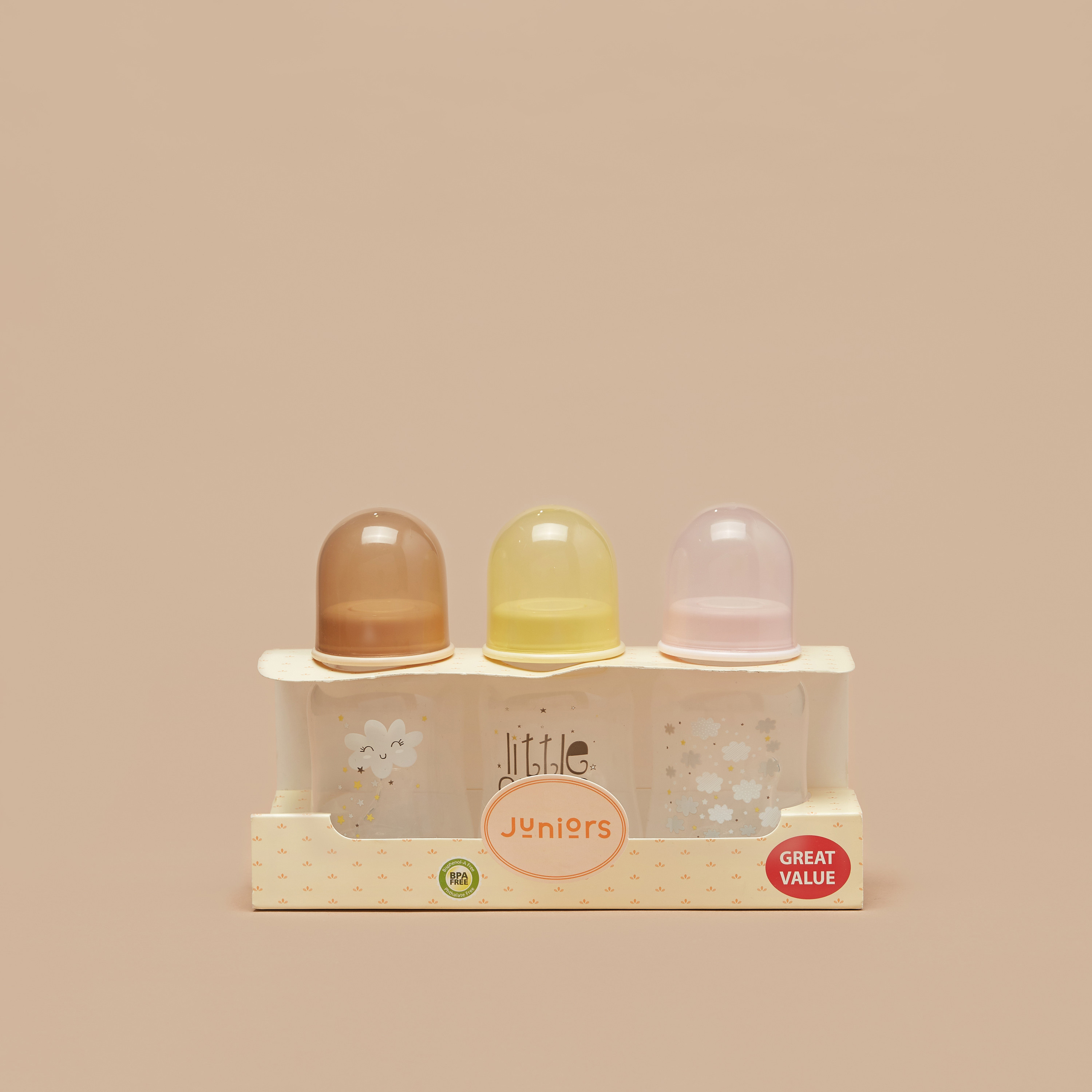 Juniors Printed 3-Piece Feeding Bottle Set - 120 ml-baby-feeding-feedingbottles-bottlesandteats-image-5