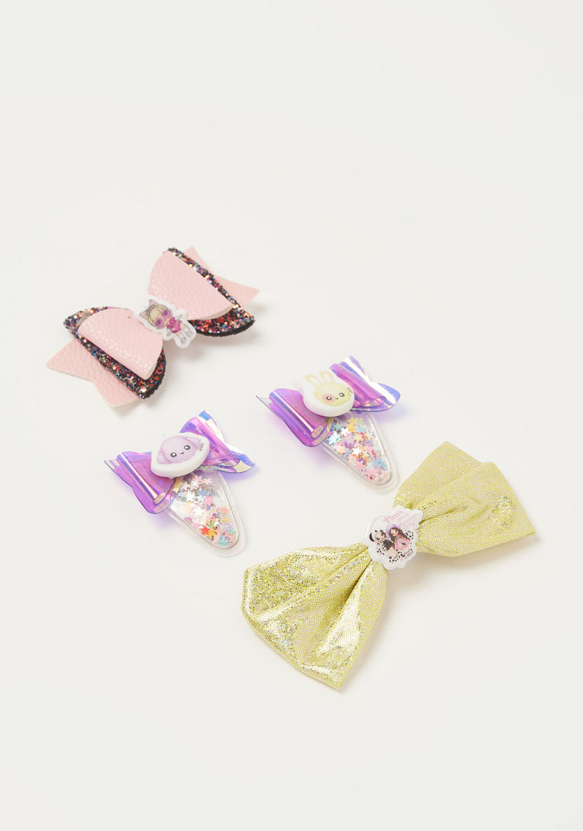 Na! Na! Na! Surprise Bow Accent Hair Clip - Set of 4-Hair Accessories-image-0