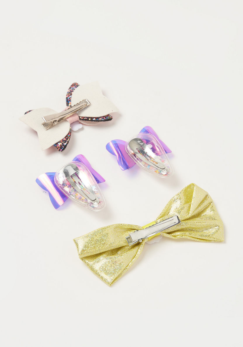 Na! Na! Na! Surprise Bow Accent Hair Clip - Set of 4-Hair Accessories-image-1