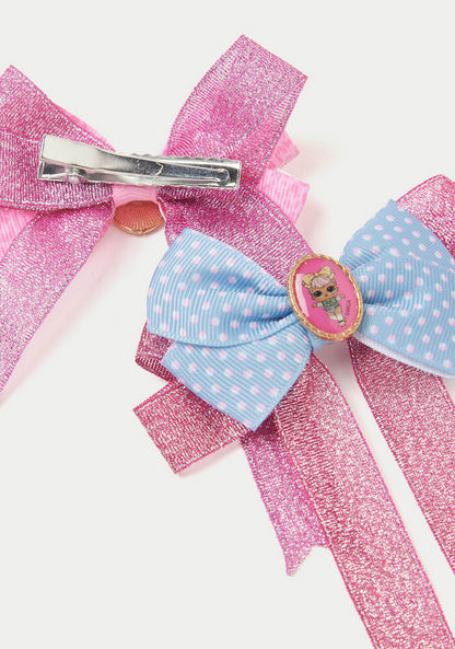 L.O.L. Surprise! Bow Accented Hair Clip - Set of 2-Hair Accessories-image-2