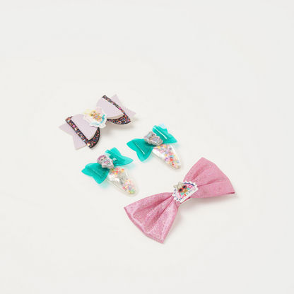 L.O.L. Surprise! Bow Accented Hair Clip - Set of 4-Hair Accessories-image-0