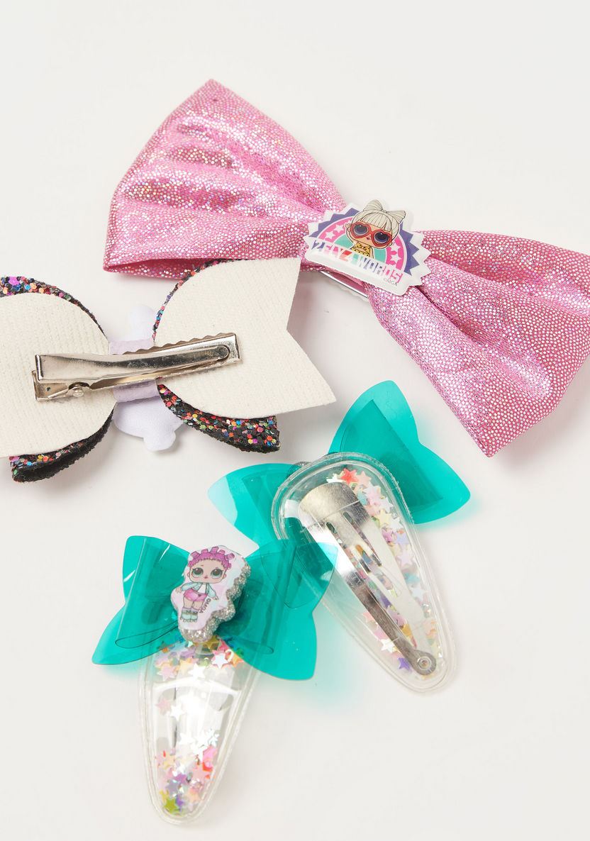 L.O.L. Surprise! Bow Accented Hair Clip - Set of 4-Hair Accessories-image-2