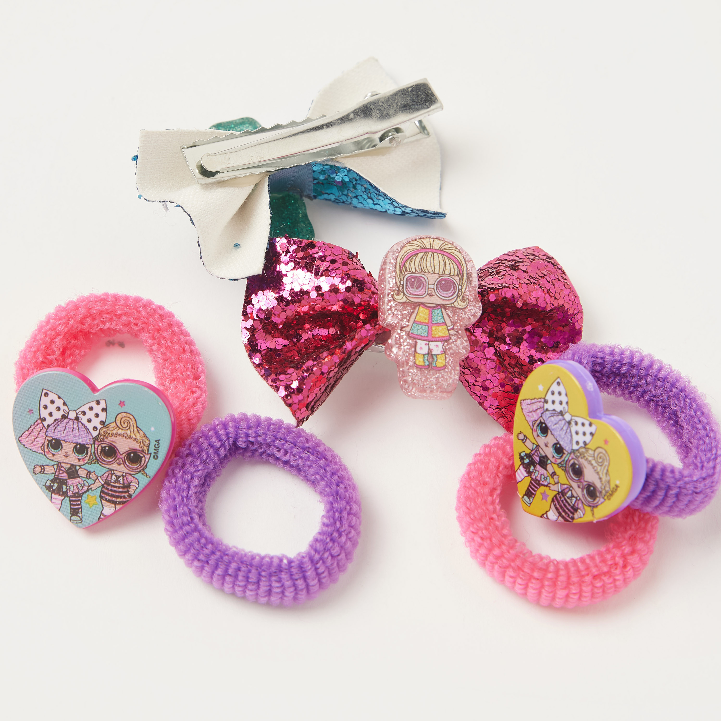 L.O.L. Surprise! 6-Piece Hair Tie and Clip Set-baby-girls-accessories-hairaccessories-image-3