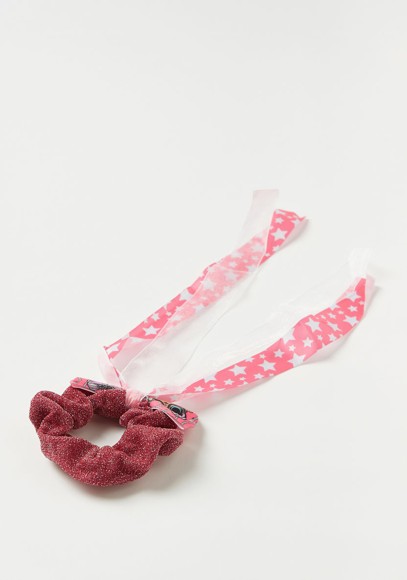 L.O.L. Surprise! Textured Hair Scrunchie with Bow Accent-Hair Accessories-image-2