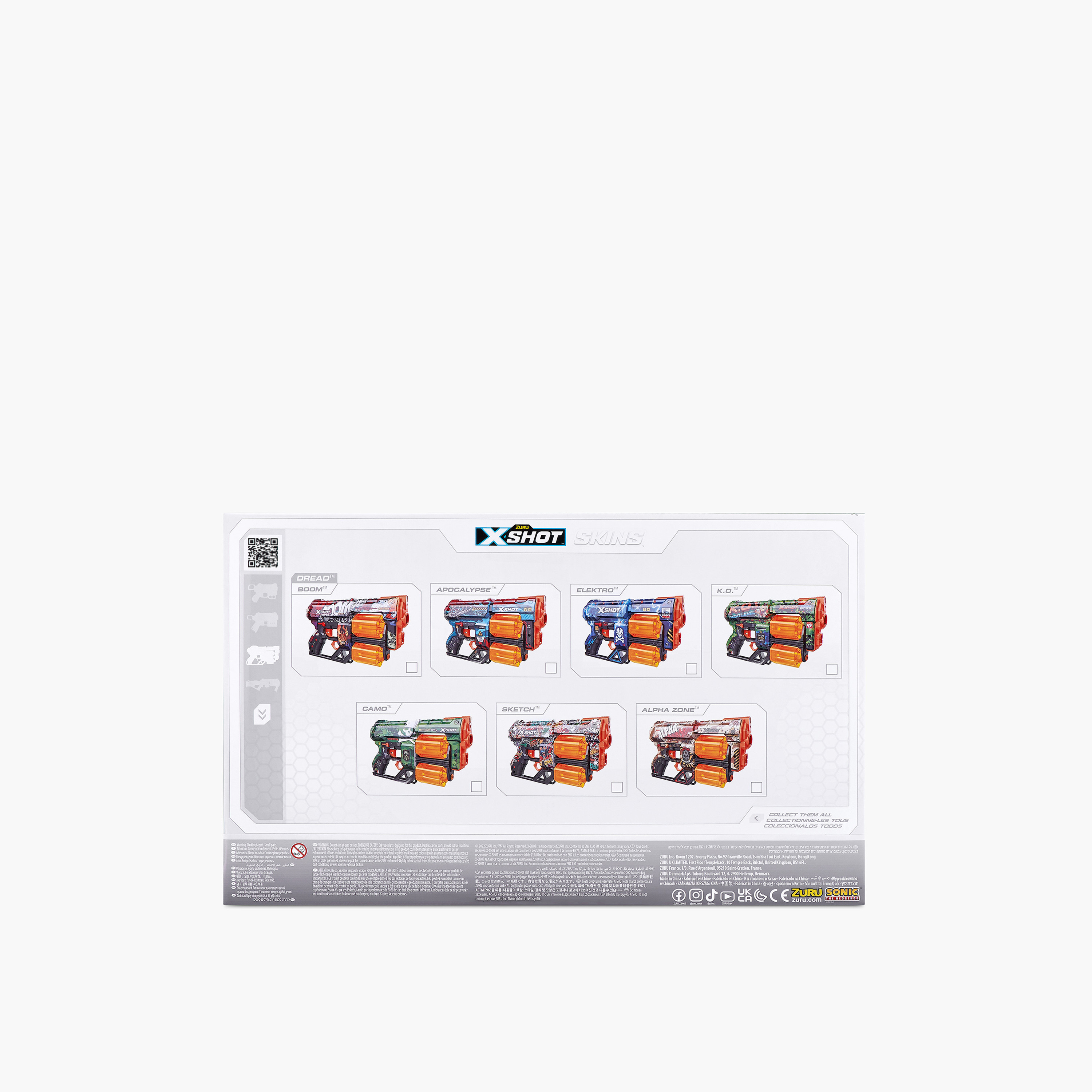 X-Shot Skins Sonic the Hedgehog Shooter Playset with 12 Darts-toys-outdoor-gunsandfoamblasters-image-3