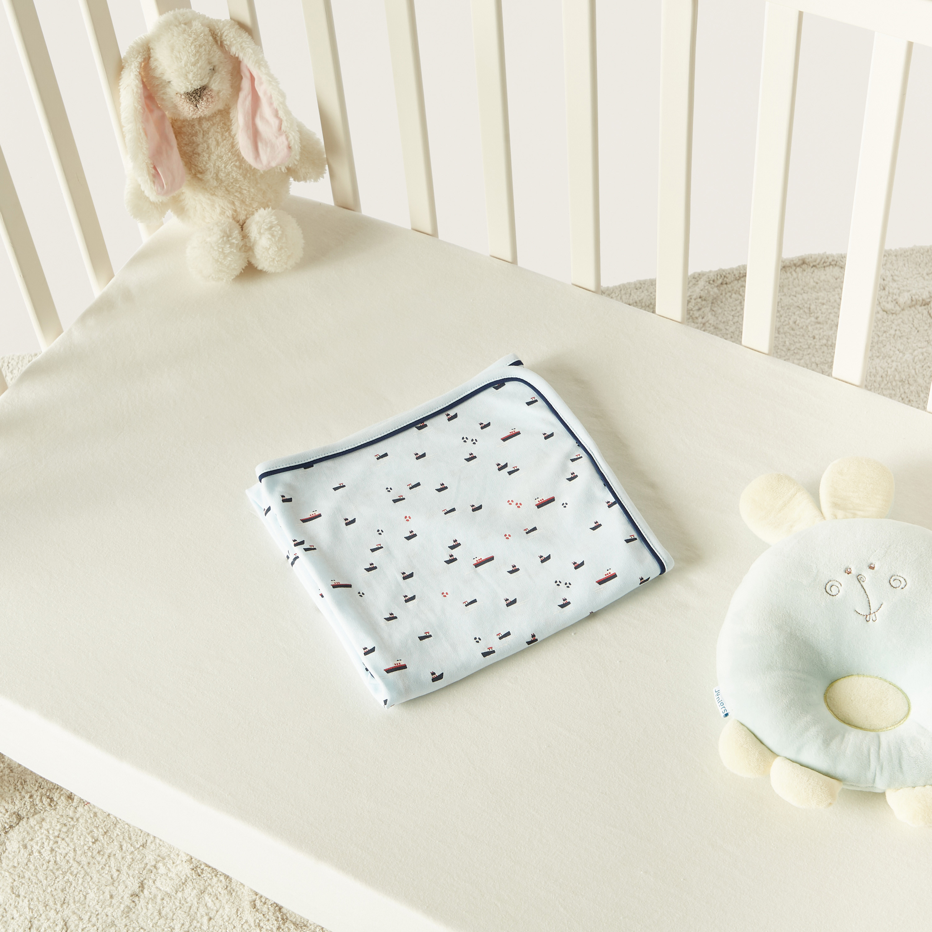 Juniors Printed Receiving Blanket - 80x80 cm-baby-nursery-blanketsandswaddles-receivingblankets-image-4