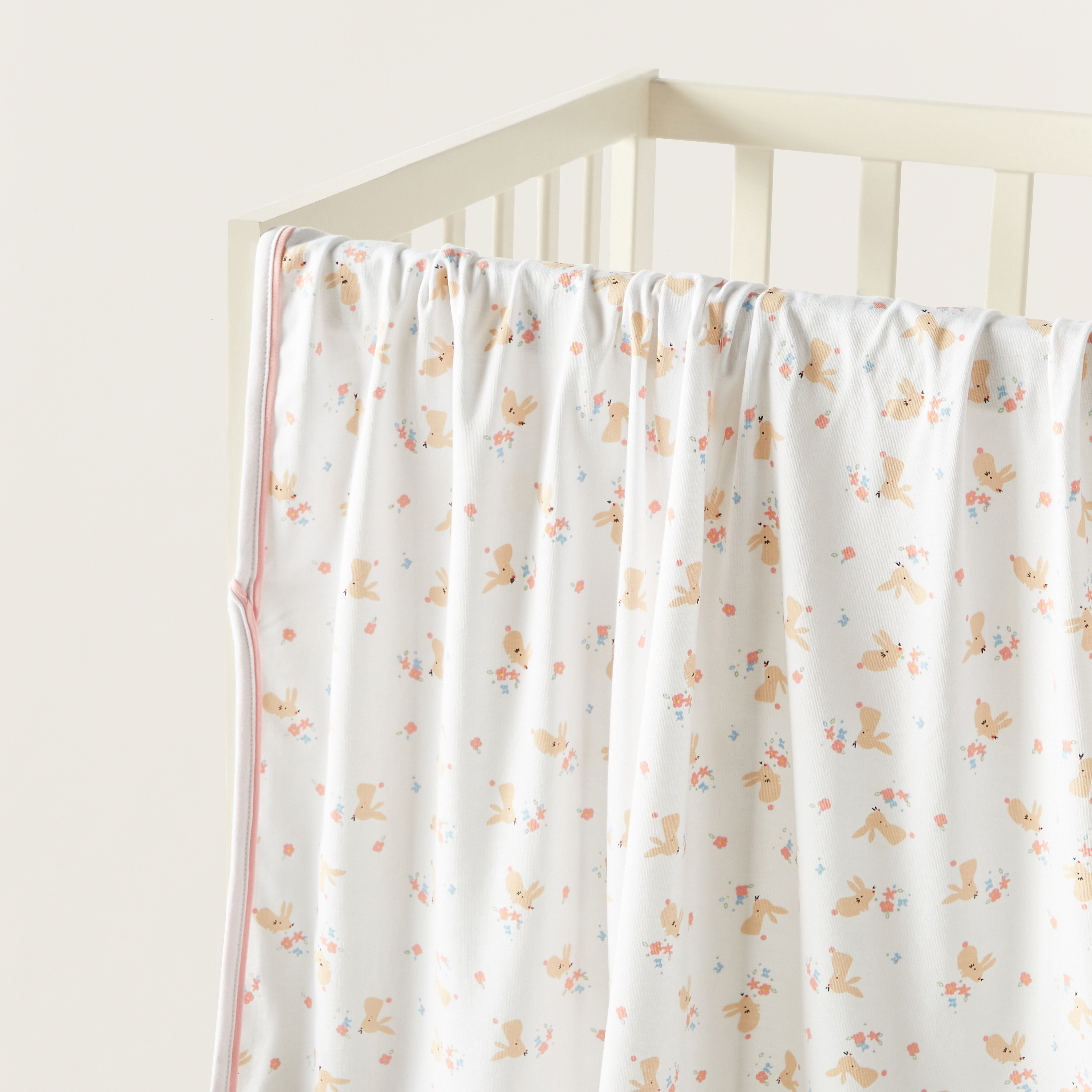 Juniors Printed Receiving Blanket - 80x80 cm-baby-nursery-blanketsandswaddles-receivingblankets-image-2