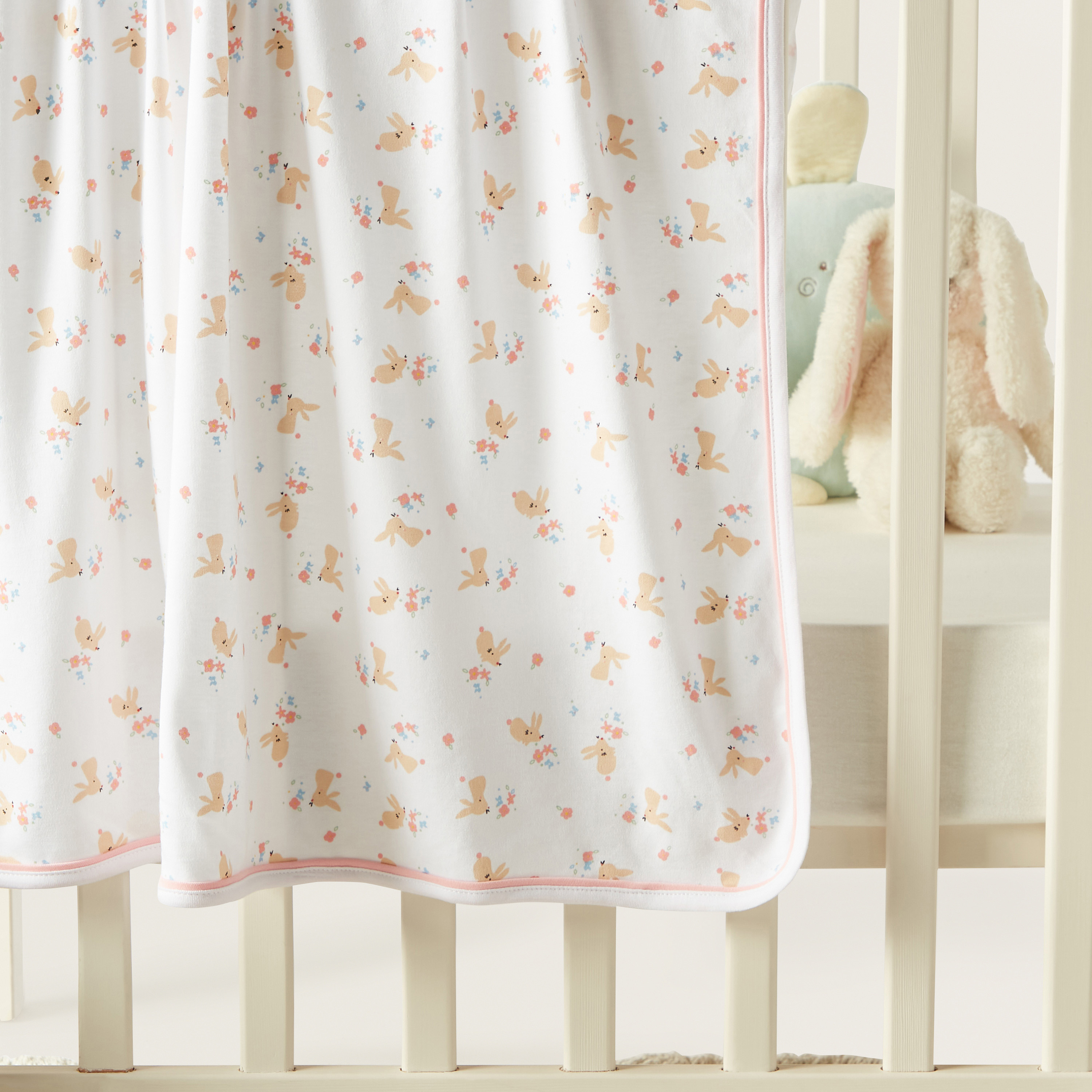 Juniors Printed Receiving Blanket - 80x80 cm-baby-nursery-blanketsandswaddles-receivingblankets-image-3