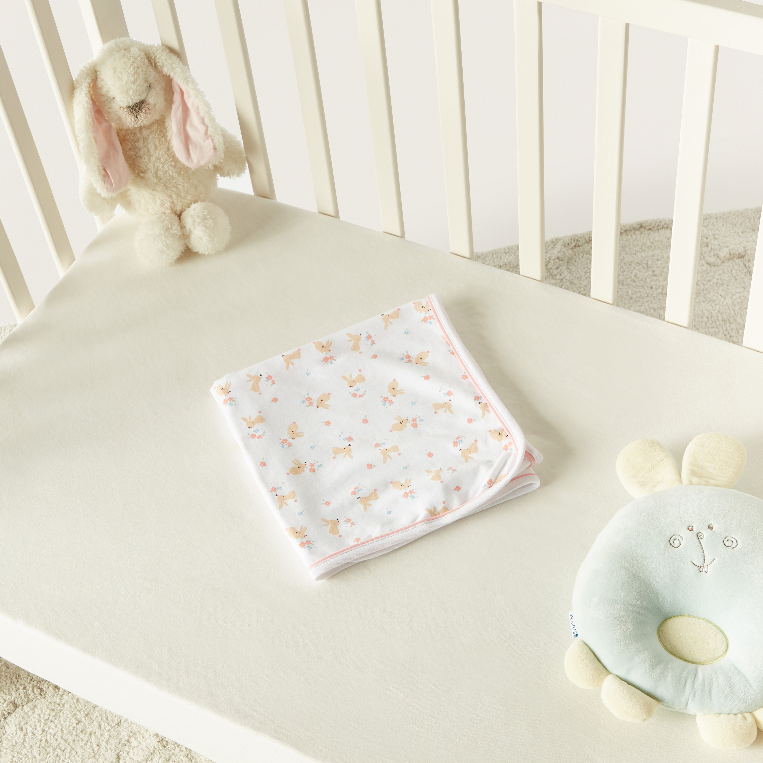 Juniors Printed Receiving Blanket - 80x80 cm-baby-nursery-blanketsandswaddles-receivingblankets-image-4