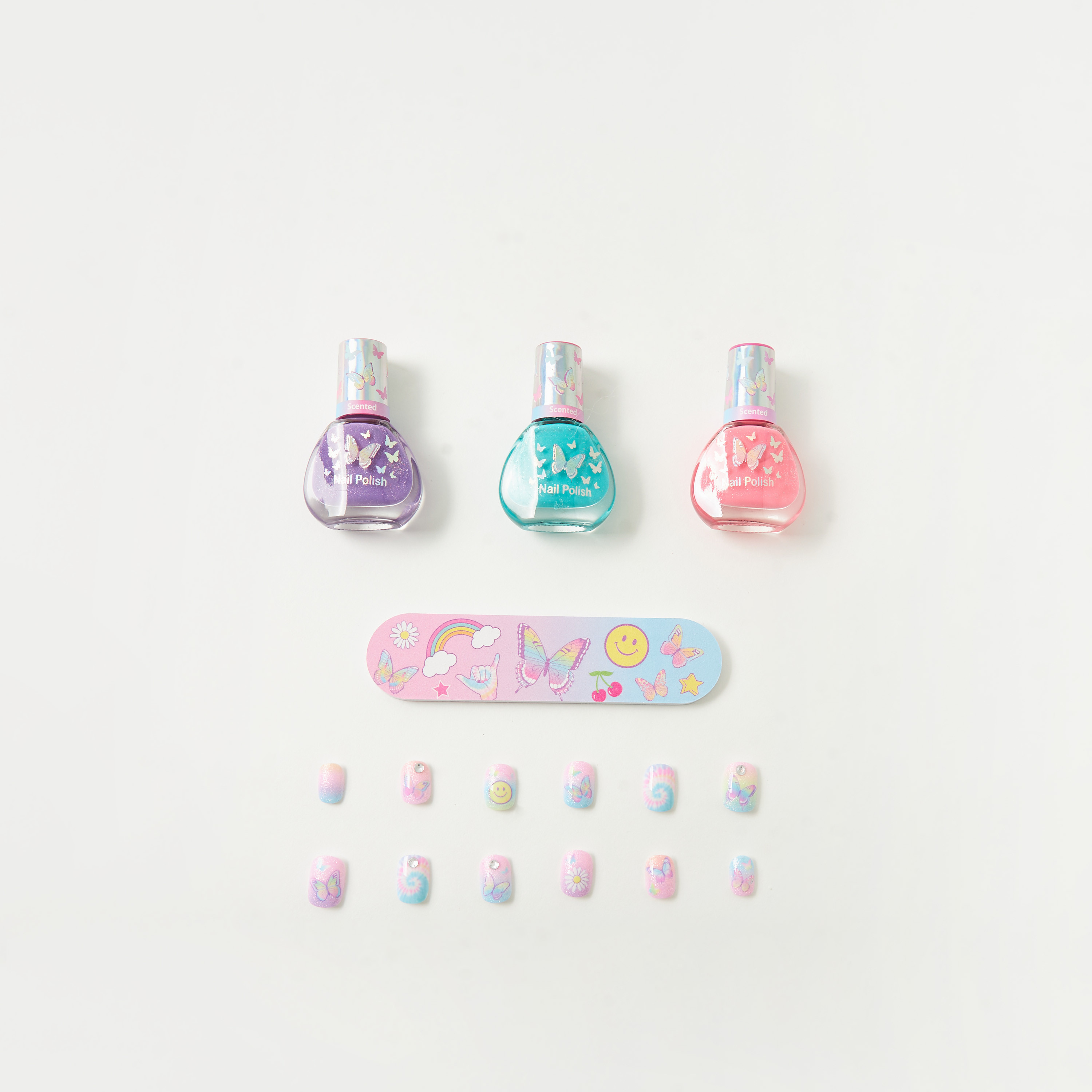 مجموعة لعب أظافر بطبعات فراشة مصبوغة من تشارمز-toys-roleplay-makeupandcosmeticsets-image-3