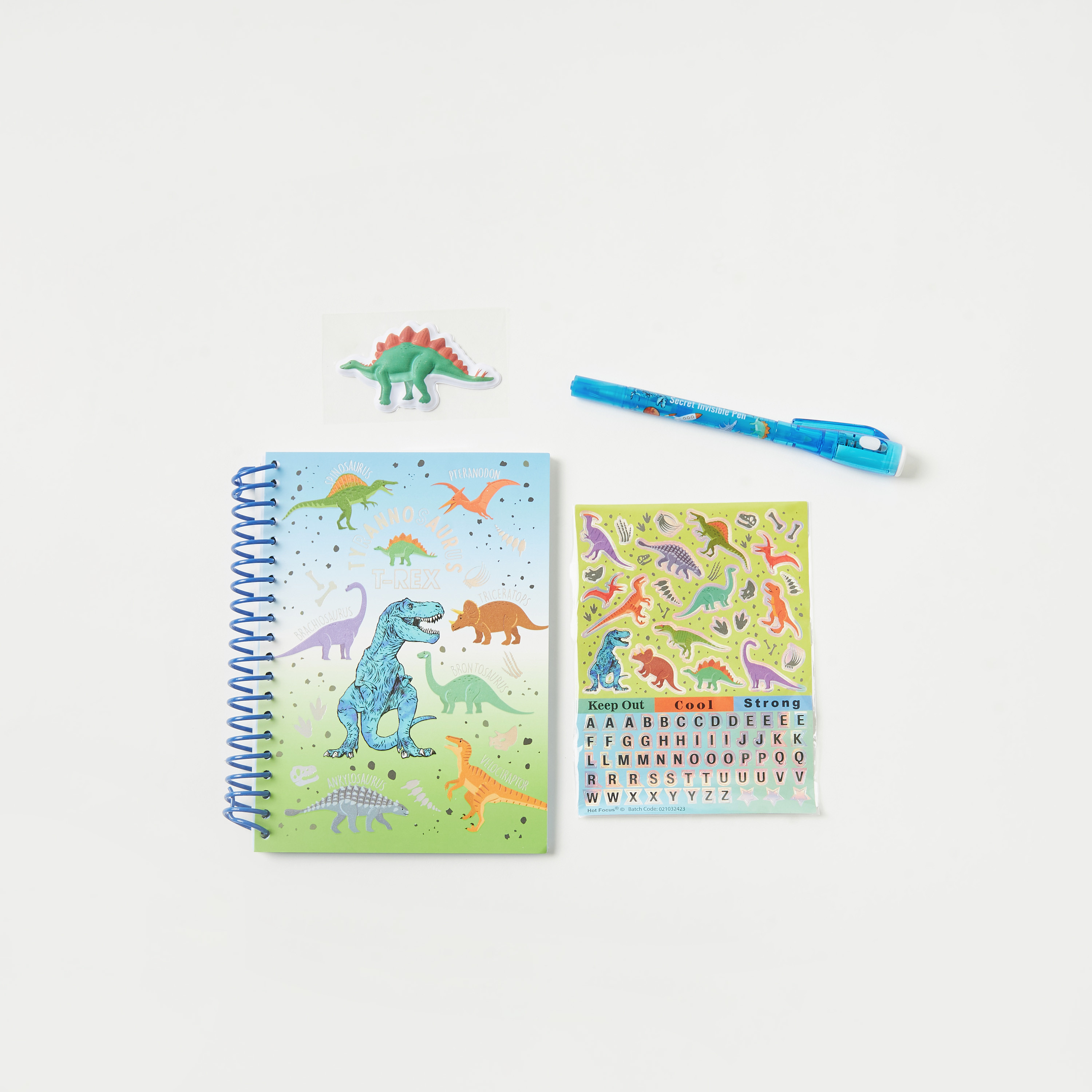 دفتر كتابة ديناصور يتوهج في الظلام من هوت فوكس-school-stationery-accessories-image-2