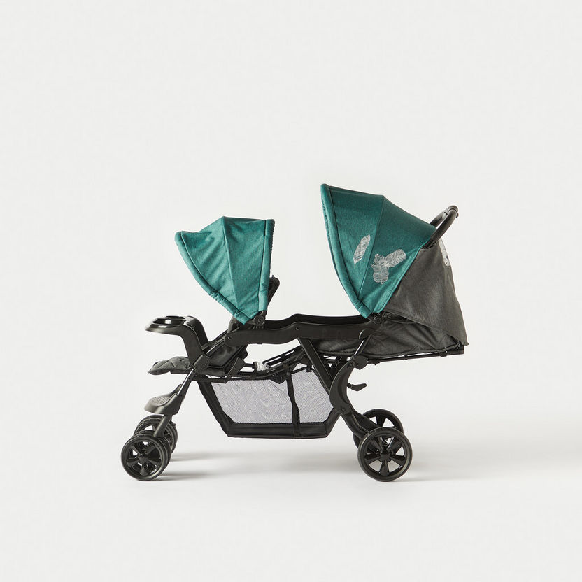 Juniors Tandem Baby Stroller with Canopy-Strollers-image-2