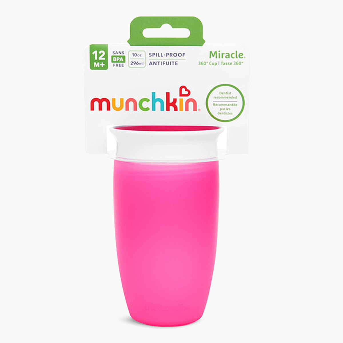 Munchkin Miracle 360 Spill-Proof Antifuite Sippy Cup - 296 ml-baby-feeding-mealtimeessentials-image-1